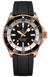 Breitling Superocean Automatic 42 Red/Rose Gold Men's Watch R17375211B1S1