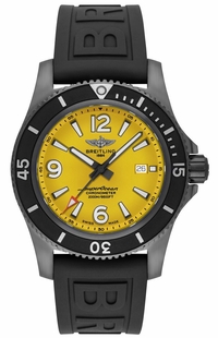 Breitling Superocean Automatic Yellow Dial Men's Watch M17368D71I1S2