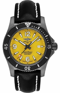 Breitling Superocean Automatic Yellow Dial Men's Watch M17368D71I1X1