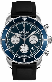 Breitling Superocean Black Rubber Strap Men's Watch AB016216/CA07-134S