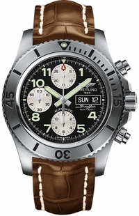 Breitling Superocean Chronograph Steelfish Black Dial Men's Watch A13341C3/BD19-739P