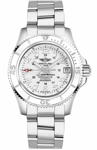 Breitling Superocean II 36 White Dial Women's Watch A17312D2/A775-179A