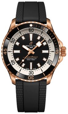 Breitling Superocean Automatic 42 Red/Rose Gold Men's Watch R17375211B1S1