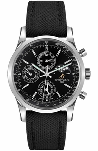 Breitling Transocean Chronograph 1461 Black Dial Men's Watch A1931012/BB68-103W
