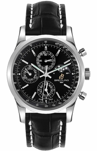Breitling Transocean Chronograph 1461 Black Dial Men's Watch A1931012/BB68-743P