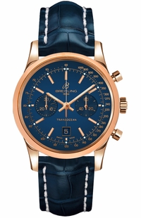 Breitling Transocean Chronograph Rose Gold Watch R4131012/C863-718P