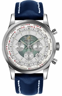 Breitling Transocean Chronograph Unitime Men's Automatic Luxury Watch AB0510U0/A732-102X