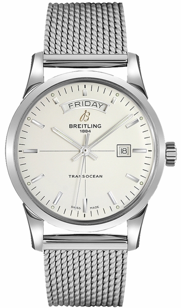 Breitling Transocean Day & Date 43mm Stainless Steel Mens Watch - A4531012/BB69/437X/A2  0BA.1 main image 0