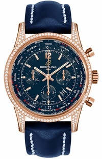 Breitling Transocean Unitime Diamonds Men's Watch RB0510U8/C881-102X