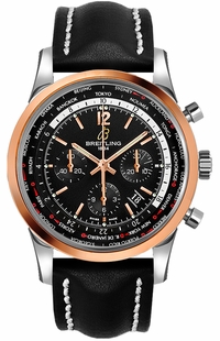 Breitling Transocean Unitime Pilot GMT World Time Men's Watch UB0510U4/BC26-442X