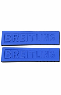Breitling TwinPro 24mm Blue Rubber Strap 235S