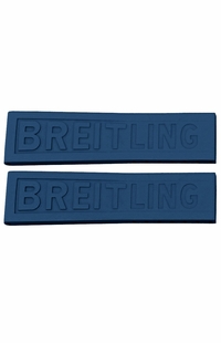 Breitling TwinPro 24mm Blue Rubber Strap 261S