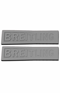 Breitling TwinPro 24mm Grey Rubber Strap 245S