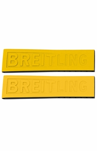 Breitling TwinPro 24mm Yellow Rubber OEM Watch Strap 242S