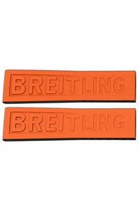 Breitling TwinPro Orange Rubber 26mm Strap 234S