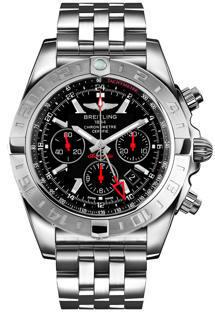 AB041210/BB48 Breitling Windrider Chronomat GMT Mens Limited