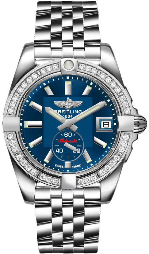 A3733053/C824 Breitling Galactic 36 Automatic Diamond Womens Watch