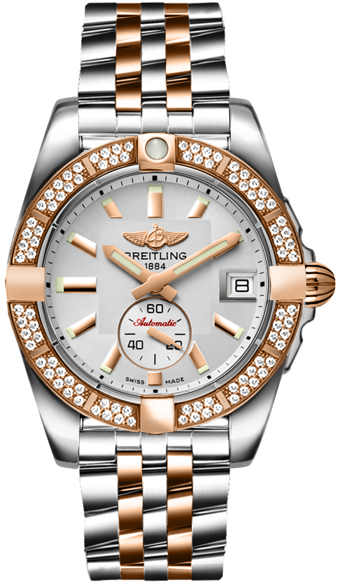 C3733053/G714 Breitling Galactic 36 Automatic Chronometer Silver