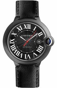 Cartier Ballon Bleu 42mm Black Dial Men's Watch WSBB0015