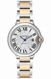 Cartier Ballon Bleu Gold & Steel Women's Watch W2BB0029