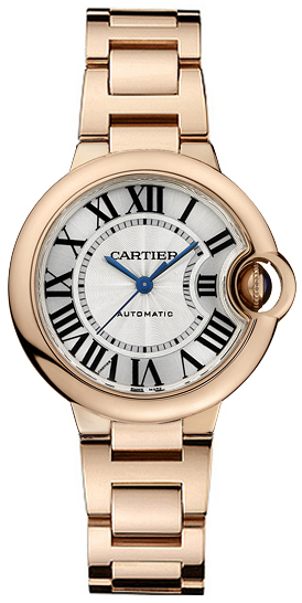 New Cartier Ballon Bleu W6920068 Womens Watch 18K Pink Gold