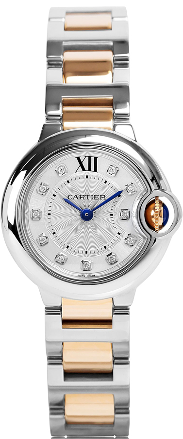 New Cartier Ballon Bleu WE902030 Womens Watch Two Tone Calibre 057