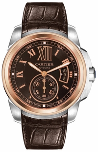 Cartier Calibre de Cartier Brown 42mm Men's Watch W7100051