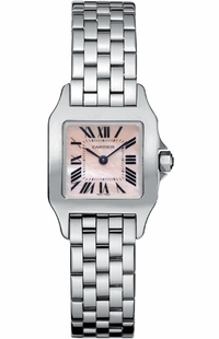 Cartier Demoiselle Pearl Pink Dial Women's Luxury Watch W25075Z5