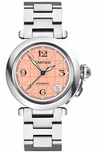 Cartier Pasha Pink Dial Women's Watch W31023M7