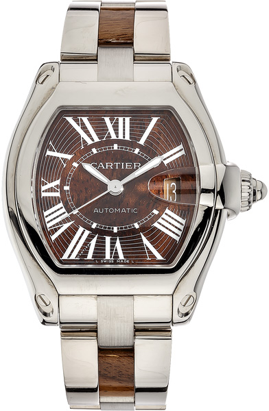 W6206000 Cartier Roadster XL Mens 18k White Gold Automatic Watch