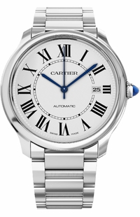 Cartier Ronde Must Stainless Steel Automatic Men's Watch WSRN0035