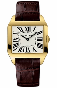 Cartier Santos Dumont 18k Yellow Gold Women's Watch W2009351