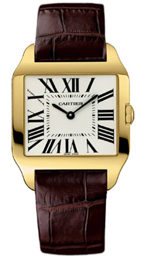 Cartier Santos Dumont 18k Yellow Gold Women
