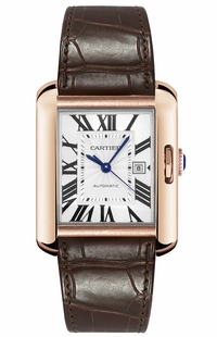 Cartier Tank Anglaise Men's Watch Solid Rose Gold W5310004