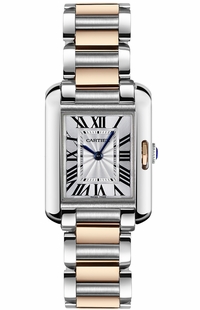 Cartier Tank Anglaise Silver Dial Women's Watch W5310036
