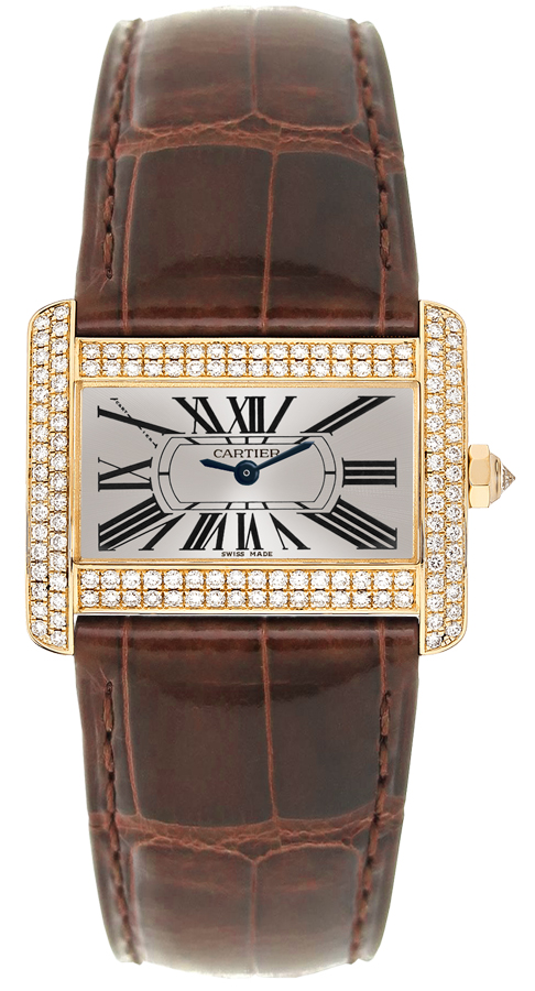 Buy Cartier Tank Divan Yellow Gold Diamond Women's Watch WA301071