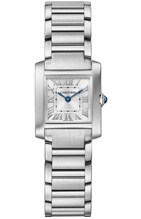 Cartier Tank Francaise Small Stainless Steel Women's Watch WSTA0065