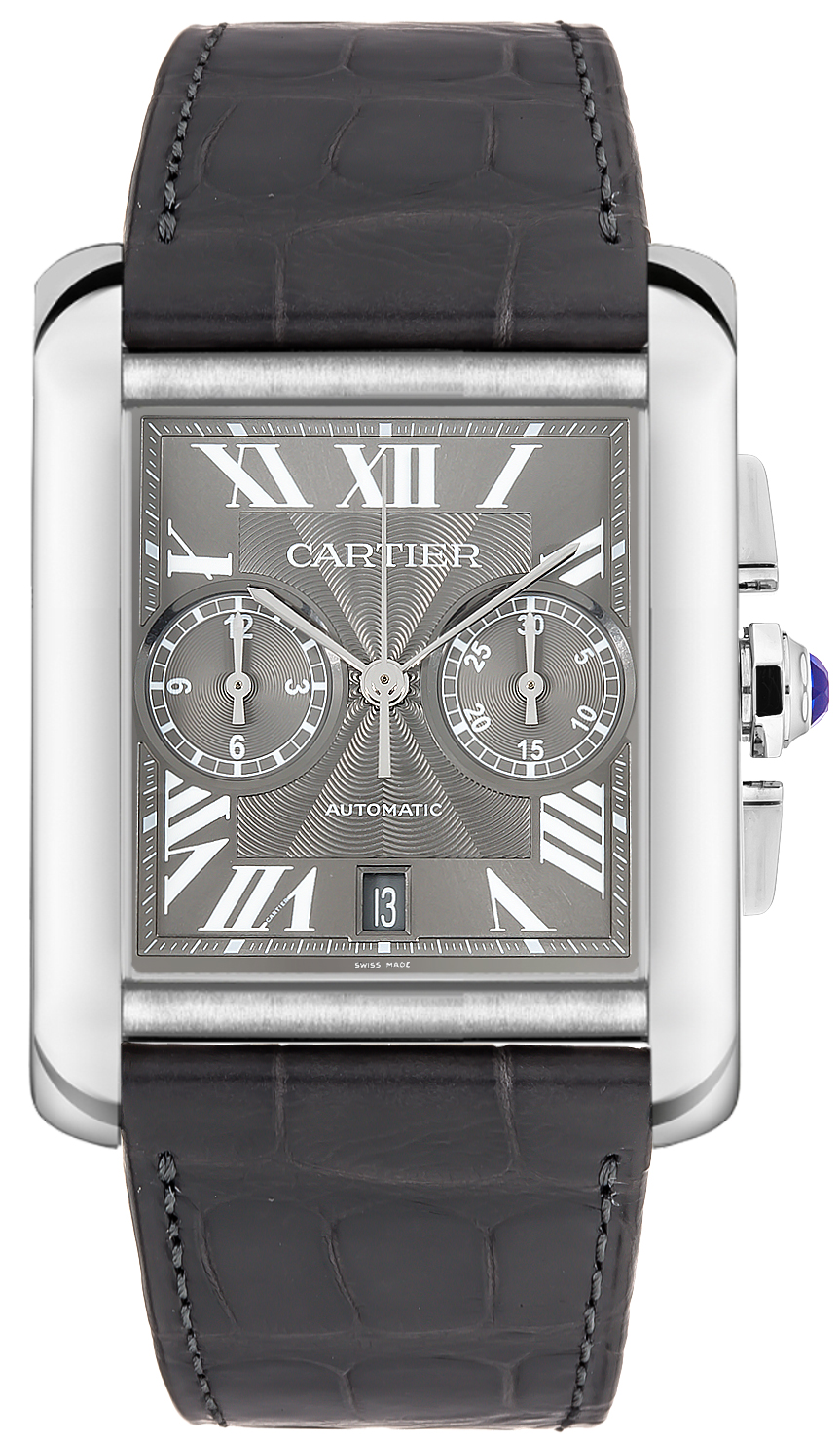 W5330008 Carter Tank MC- Gray Dial & Pattern Strap Mens