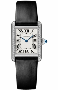 Cartier Tank Must de Cartier Black Strap Women's Watch W4TA0031