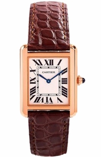 Cartier Tank Solo Rose Gold Women's Watch W5200024