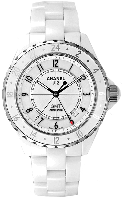 H2126 Chanel White Ceramic J12 Womens Automatic Watch 