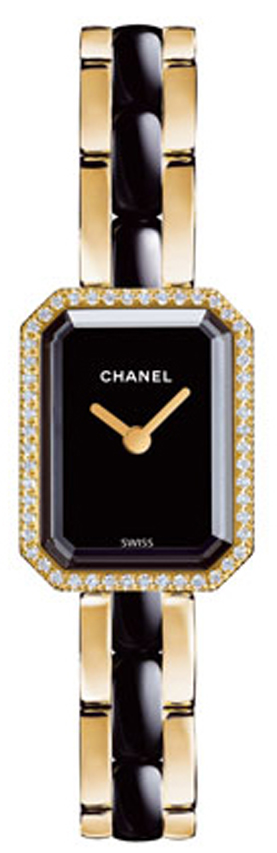 H2436 Chanel Premiere Black Dial 18K Yellow Gold Ladies Watch display picture 1