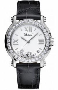 Chopard Happy Sport Diamond Bezel Women's Watch 278475-3037
