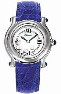 Chopard Happy Sport Ladies White Dial Watch 278245-3007