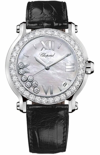 Chopard Happy Sport Round Women's Watch 278476-2002