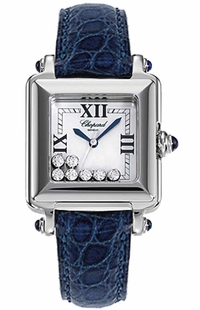 Chopard Happy Sport Square Floating Diamond Watch 278325-3006