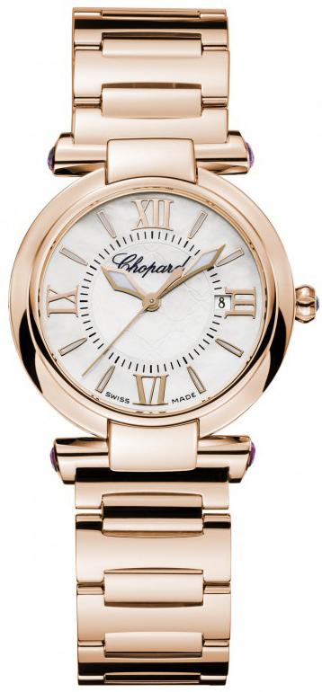384238-5002 Chopard Imperiale 28mm Womens Rose Gold Quartz Watch