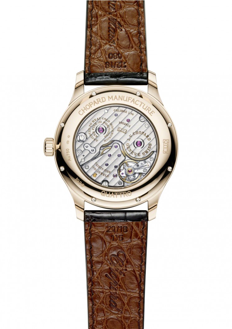 171926-5001 Chopard L.U.C Quattro Mens Rose Gold Diamond