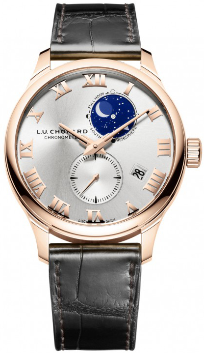 cheページ 161934-5001 Chopard Lunar Twin Mens Automatic Rose Gold Watch