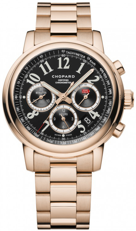 151274-5002 Chopard Mille Miglia Mens 18K Rose Gold Chronograph Watch